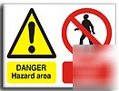 Haz.area-keep out sign-s.rigid-400X300MM(mu-005-rm)