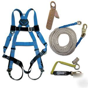 Roofer's fall protection safety kit -falltech 