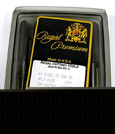 New M10 x 1.25 plug tap package of 6 regal hs D5