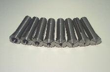 New set of 8 collets R8 metric collet - spring steel