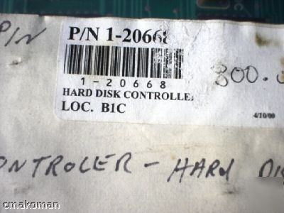Kt hard disk controller assy p/n 1-20668
