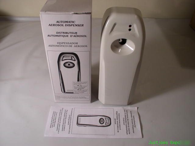 New automatic aerosol dispenser odor + insect control