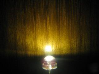 100X 4.8MM warm white leds,big/wide angle
