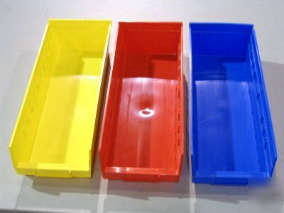 8020 shelf bin 17.875 x 6.625 x 4 red 2590 r