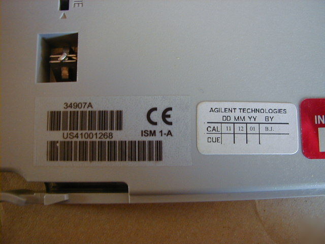Agilent 34907A multifunction module dio/totalize/d