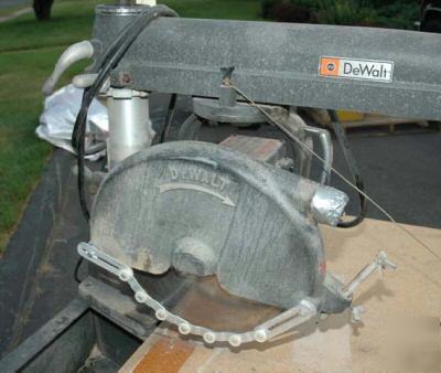 Dewalt 15 inch radial arm saw: 3 hp, 230 volt 1 phase