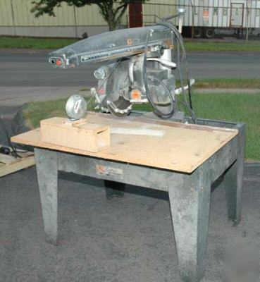 Dewalt 15 inch radial arm saw: 3 hp, 230 volt 1 phase