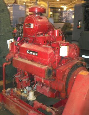 Fairbanks morse pump with cummins diessel engine