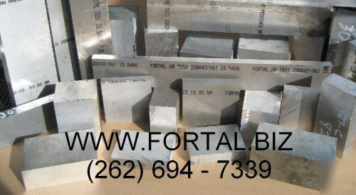 FortalÂ® hr aluminum plate 2.835 x 3 1/4 x 23 1/4 