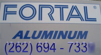 FortalÂ® hr aluminum plate 3.228 x 2 3/8 x 12 