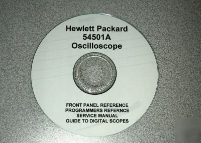 Hp 54501A service & operation manuals (5 volumes)