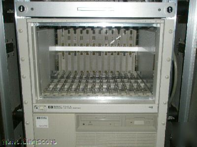 Hp 75000 series E1401A vxi mainframe chassis