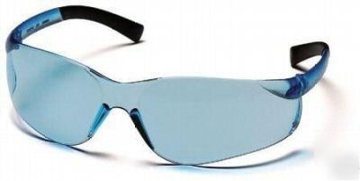 New 6 pyramex ztek blue antifog sun & safety glasses