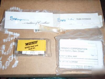 Swagelok manifold, complete spare, p/n ss- M3PDF8-fl