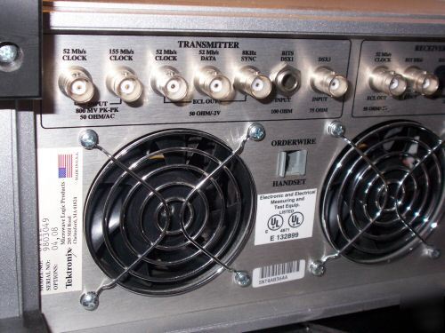 Tektronix ST112 sonet OC12 transmission test set