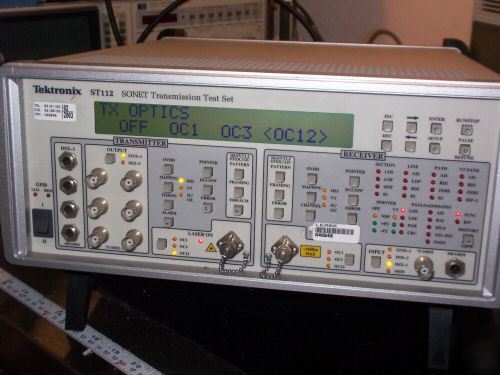 Tektronix ST112 sonet OC12 transmission test set