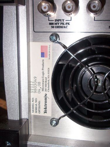 Tektronix ST112 sonet OC12 transmission test set