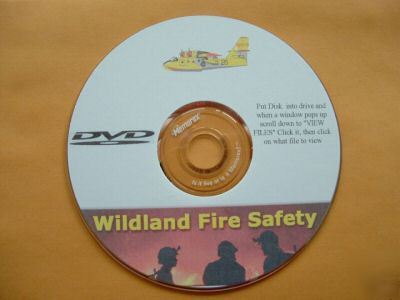 Wildfire ( forest fire ) firefighting training cd/dvd