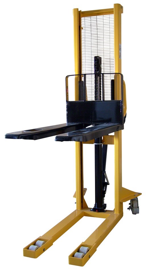 1 ton 1.6 meters stacker fork lift pallet truck manual