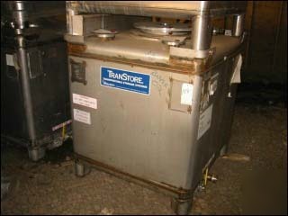 180 gal metal craft transtore totes, 304 s/s, (2)-19421
