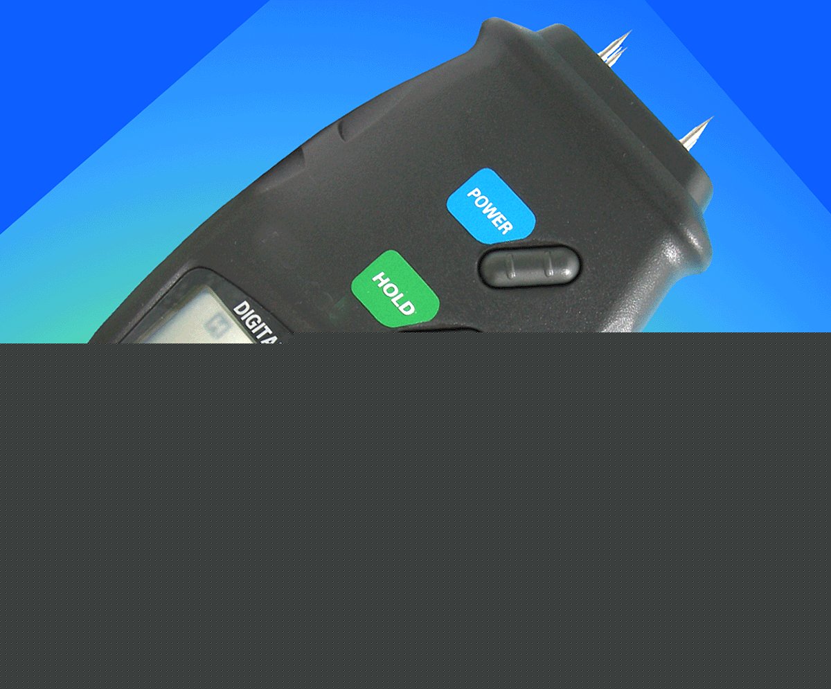 4 - pin lcd digital wood / fiber moisture content meter