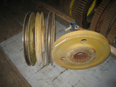 Bridge crane bottom block sheave 24 d 7/8 wire rope
