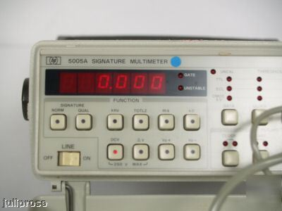 Hp 5005A 4.5 digit signature multimeter