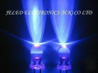 200PC 5MM bright ultra violet uv led lamp 2,500MCD f/s
