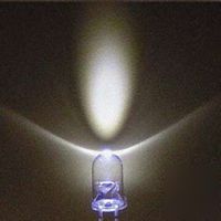 White ultra-bright 5MM leds pack of 10