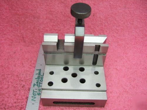 Angle plate toolmaker machinist hardened ground vee 