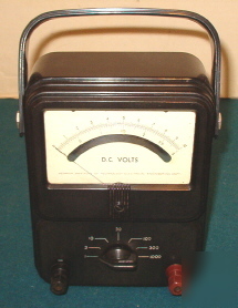 Vintage voltmeter for georgia tech grad
