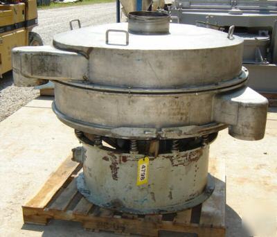 48â€ dia single deck, ss weco screener with cover (4798)