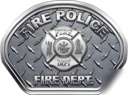 Fire helmet face decal 49 reflective fire police dp