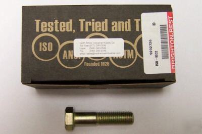 100 brighton-best grade 8 hex cap screw 5/16-24 x 3/4
