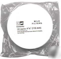 Milk filter discs, 4.5