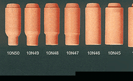 New 10N46 #8 alumina nozzles- tig - qty/10Â - 