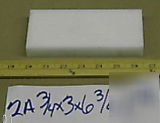 Acetal delrin virgin white .75 X3 X6.75