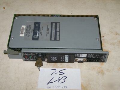1 allen bradley cpu module 13K mem plc-5/25 1785-LT2