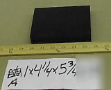 Acetal delrin virgin black 1 X4.25 X5.75
