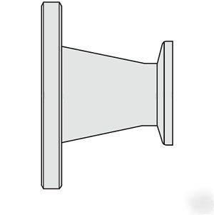Cf-275 to kf-25 (nw-25) conical reducer, sst