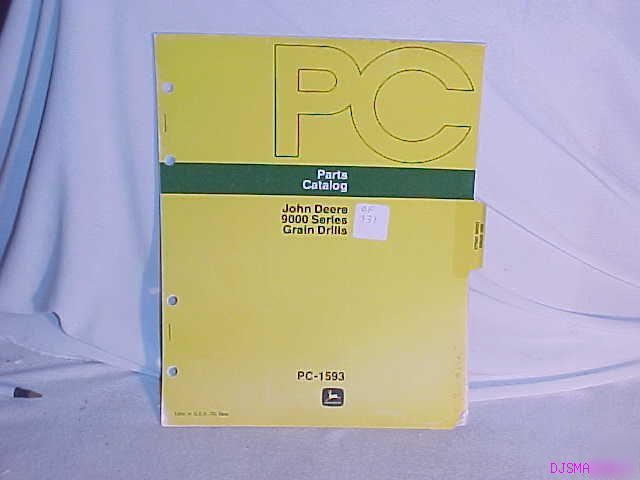 John deere 9000 grain drill parts catalog