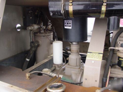 Leroi 185 cfm air compressor; jd diesel; towable 572 hr