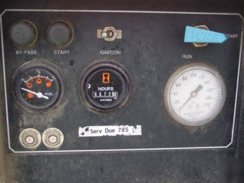 Leroi 185 cfm air compressor; jd diesel; towable 572 hr