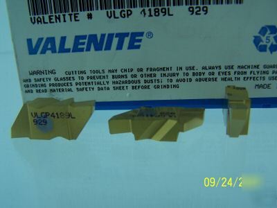 New 20 valenite ngp 4189L grooving carbide insert SM482
