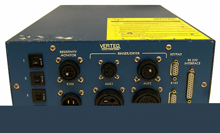 Verteq 1600-hc srd spin rinse dryer controller