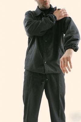 Windbreaker, id rescue jacket, unisex, black, xl, nwt