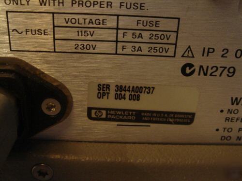 Agilent 83623B opt 1 & 4 10MHZ-20GHZ sweep generator