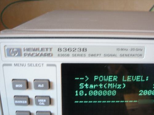 Agilent 83623B opt 1 & 4 10MHZ-20GHZ sweep generator