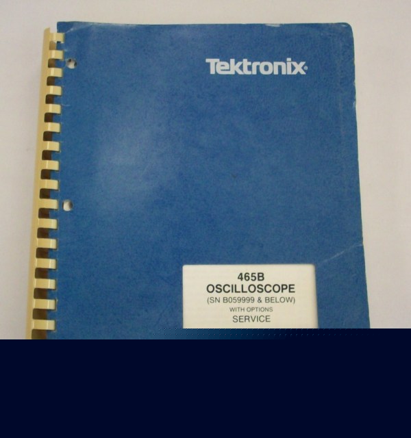 Tektronix 465B scope w/ opt service manual - $5 ship 