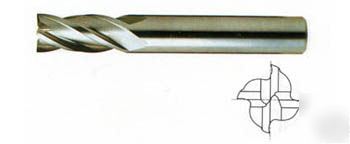 Usa s-4 carbide 3/64 x 1/8 x 7/64 x 1-1/2 endmills (5)